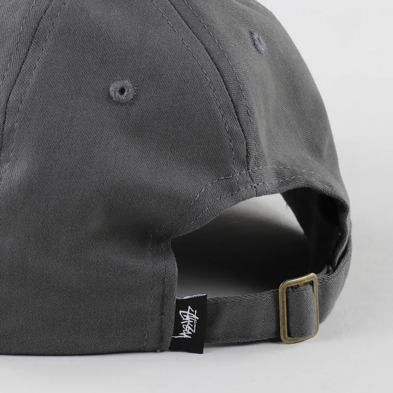 Stussy Institute Low Pro Cap Charcoal-3