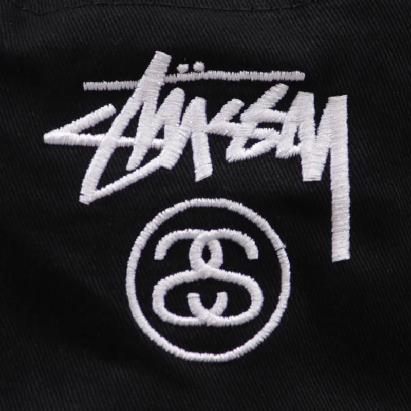 Stussy Stock Lock Bucket Hat Black-2