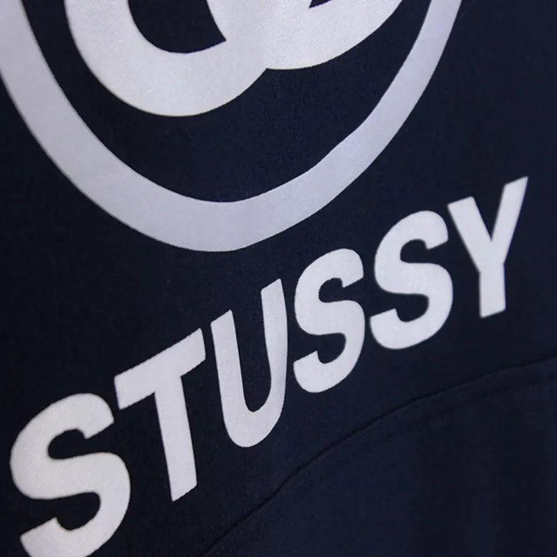 Stussy Link Hoodie Navy-2