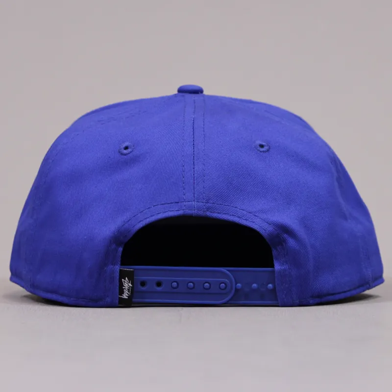 Stussy Stock Snapback Ballcap - Blue-3