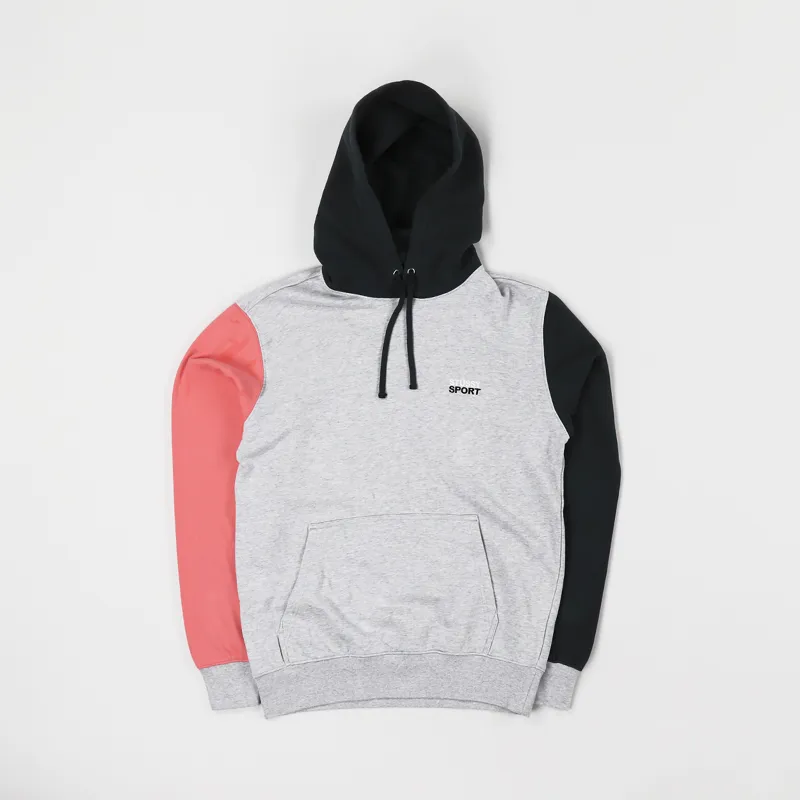Stussy Sport Hoodie Grey Heather