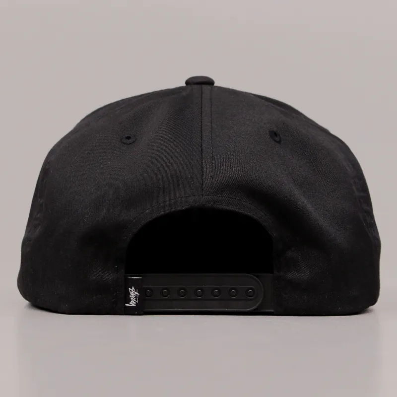 Stussy Stock SU14 Snapback Black-3