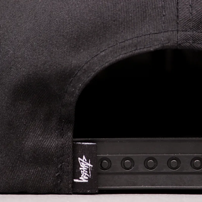 Stussy Stock SU14 Snapback Black-4