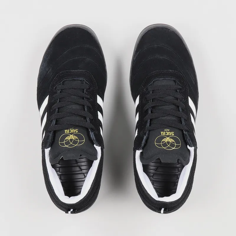 Adidas Skateboarding Suciu ADV Shoes Black White Gold-6