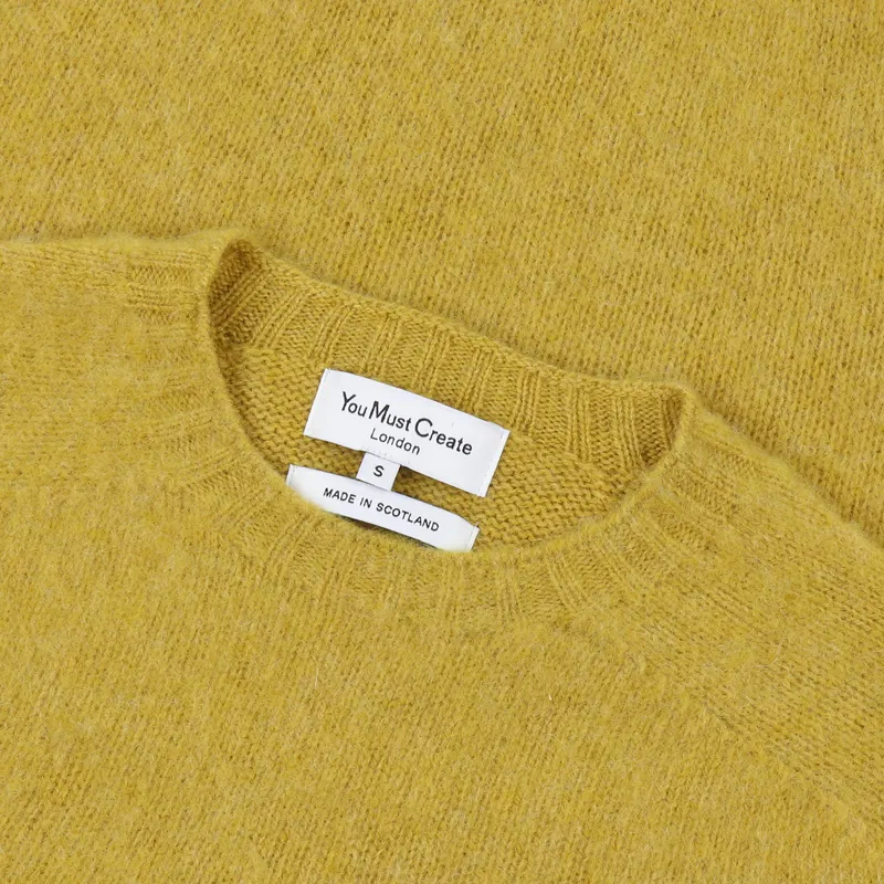 You Must Create Suedehead Crew Yellow-2