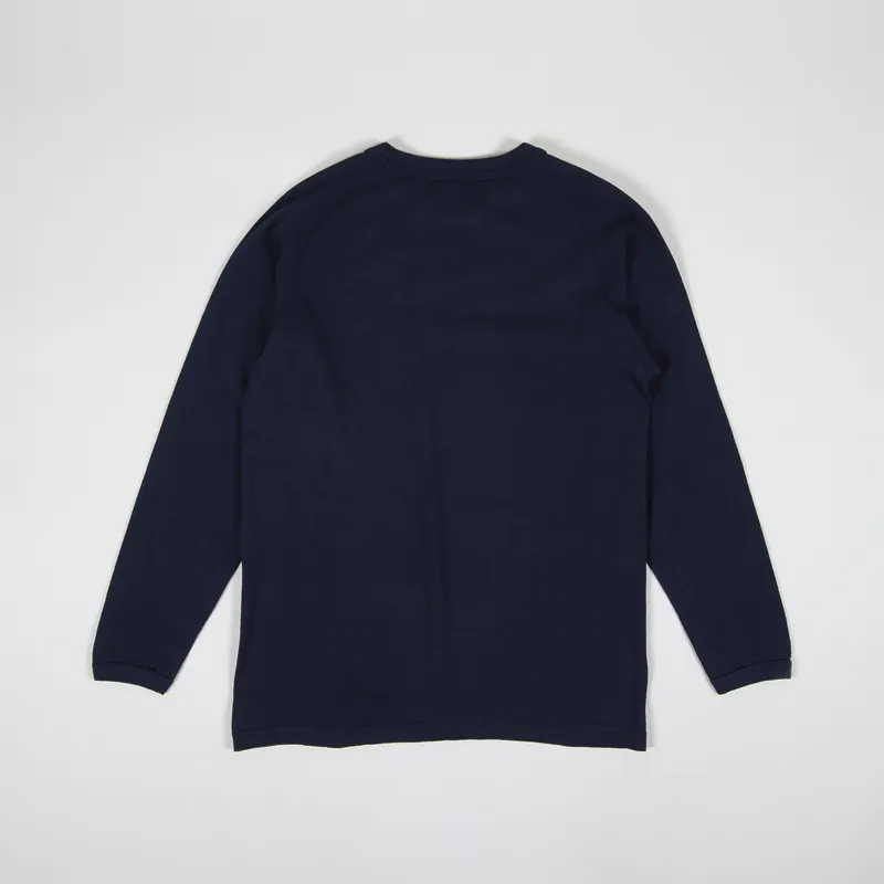 Sunray Sportswear Mens Puaena Long Sleeve T Shirt Dark Navy Blue