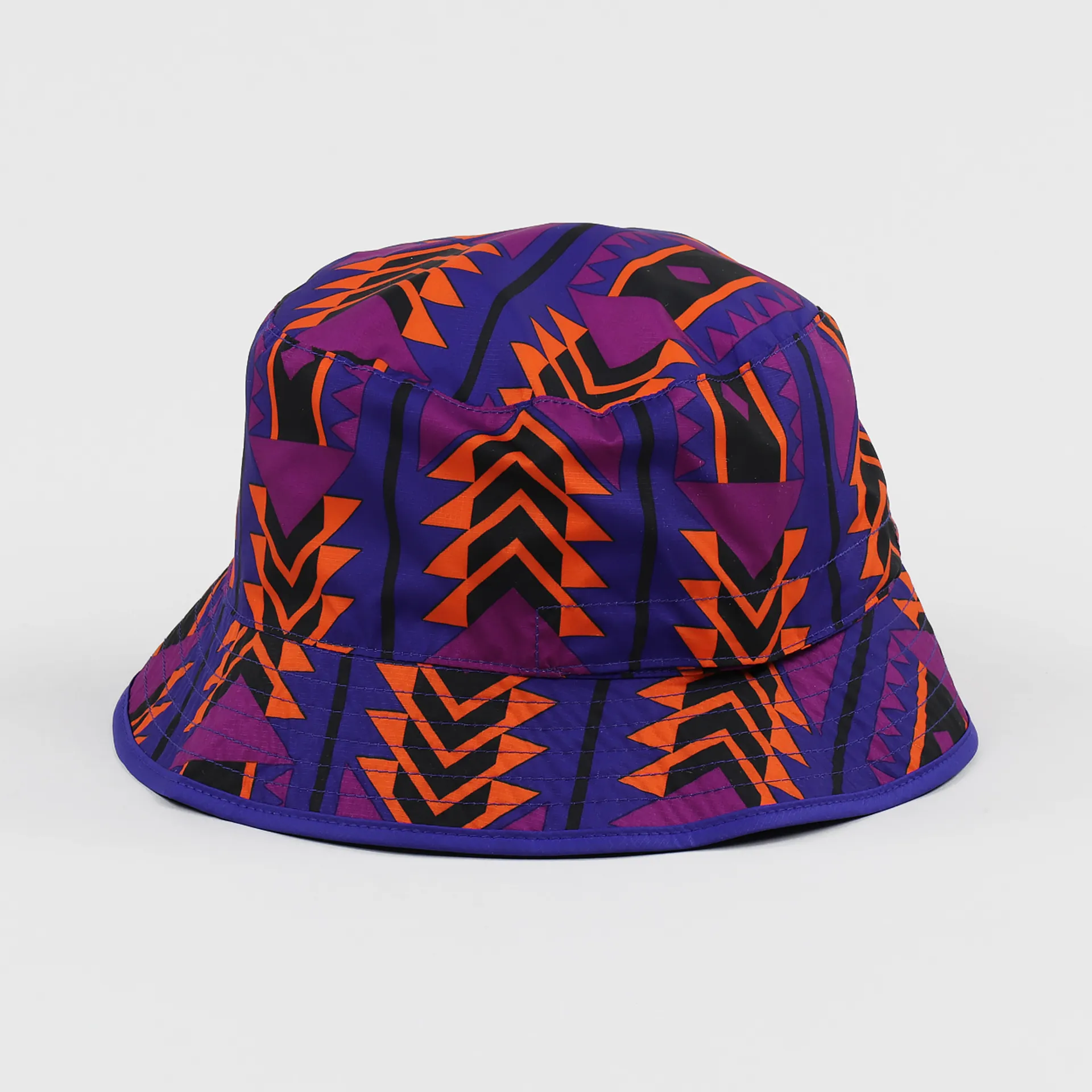 The North Face Mens 92 Rage Sun Stash Bucket Hat Black Aztec Blue