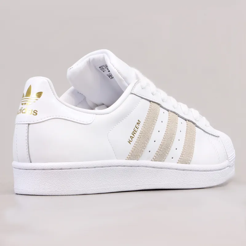 Adidas Mens Skate Superstar RT Kareem Campbell Shoes White White