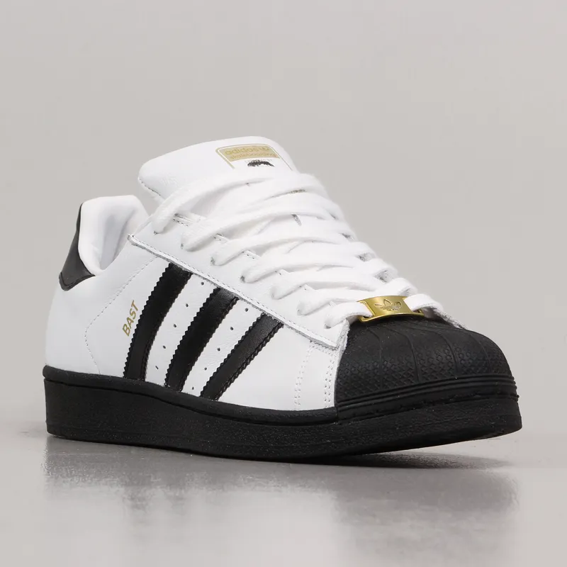 Adidas Skateboarding Superstar RT Joey Bast Shoes White Black