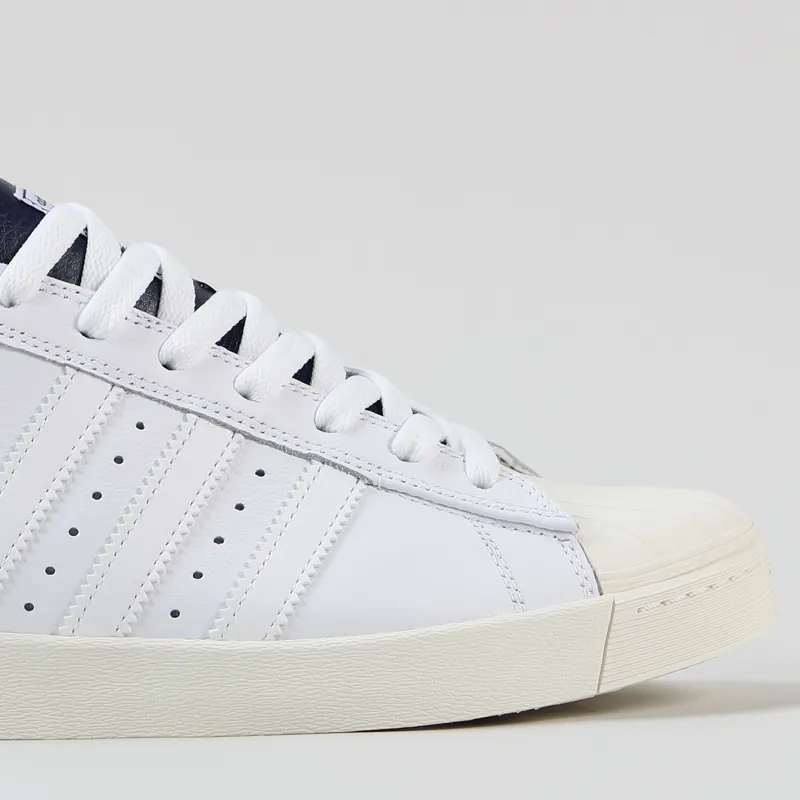 Adidas Superstar Vulc ADV Shoes White Navy-2
