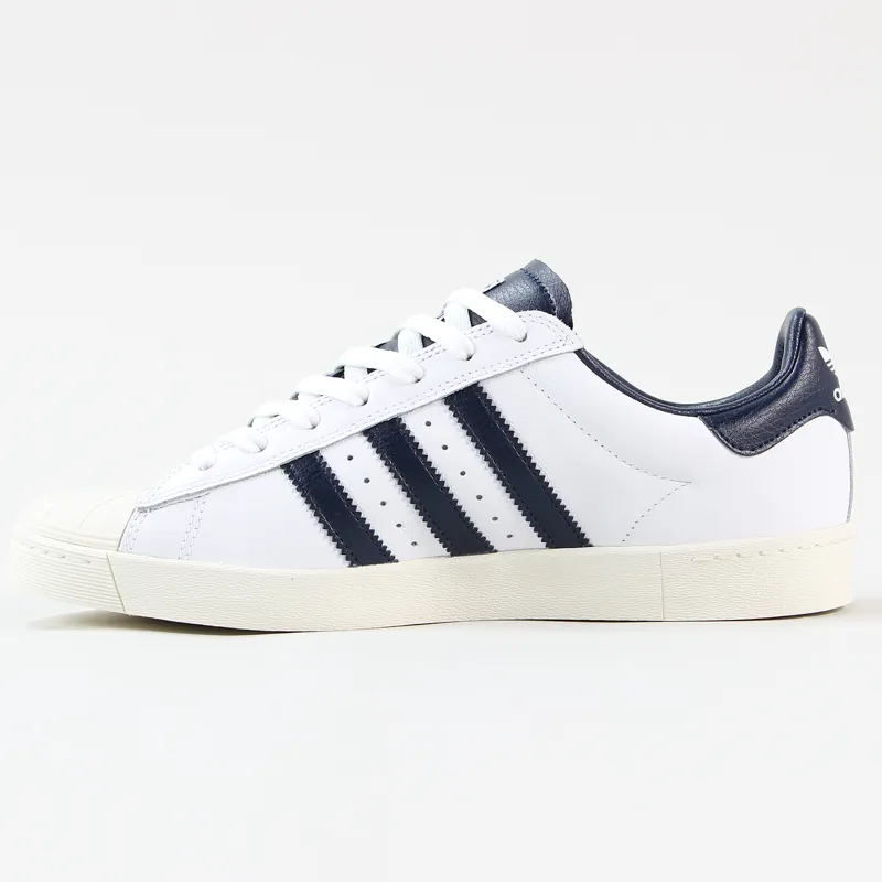 Adidas Superstar Vulc ADV Shoes White Navy-5