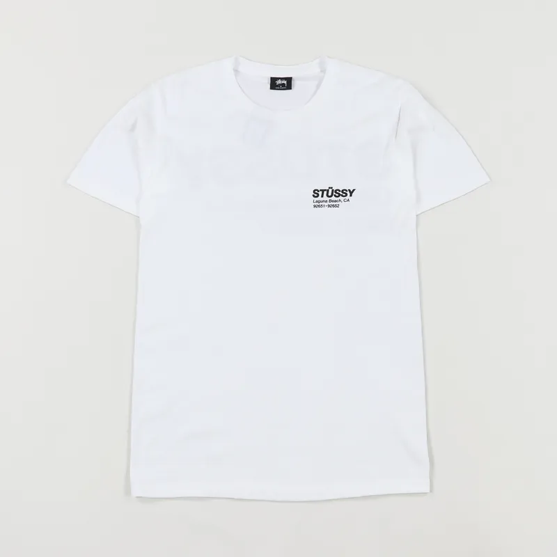 Stussy Surf And Sport T Shirt White-1