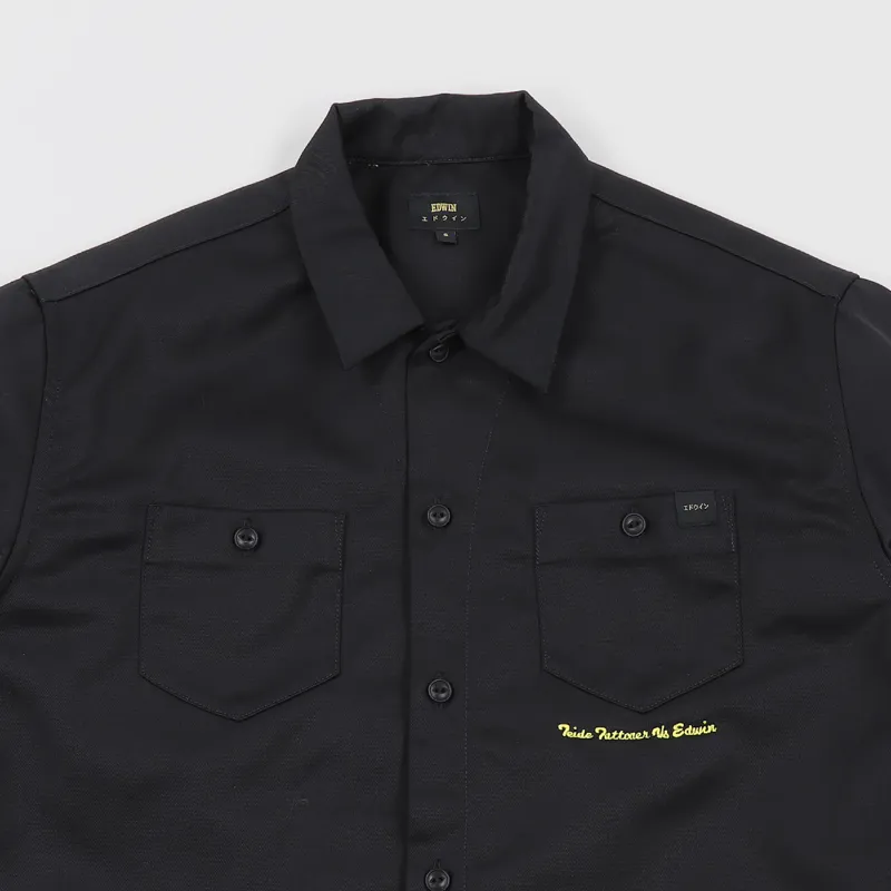Edwin Teide Souvenir Hands Shirt Black-2