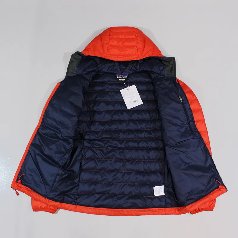 Patagonia Down Sweater Hood Turkish Red-3
