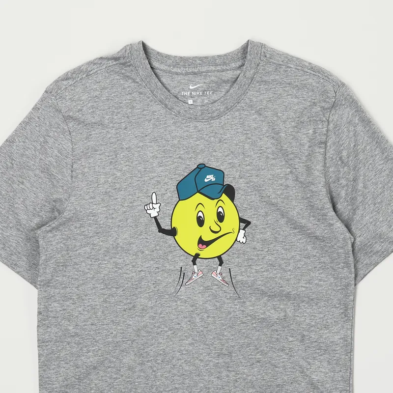 Nike SB Swooshface T Shirt Dark Grey Heather-2