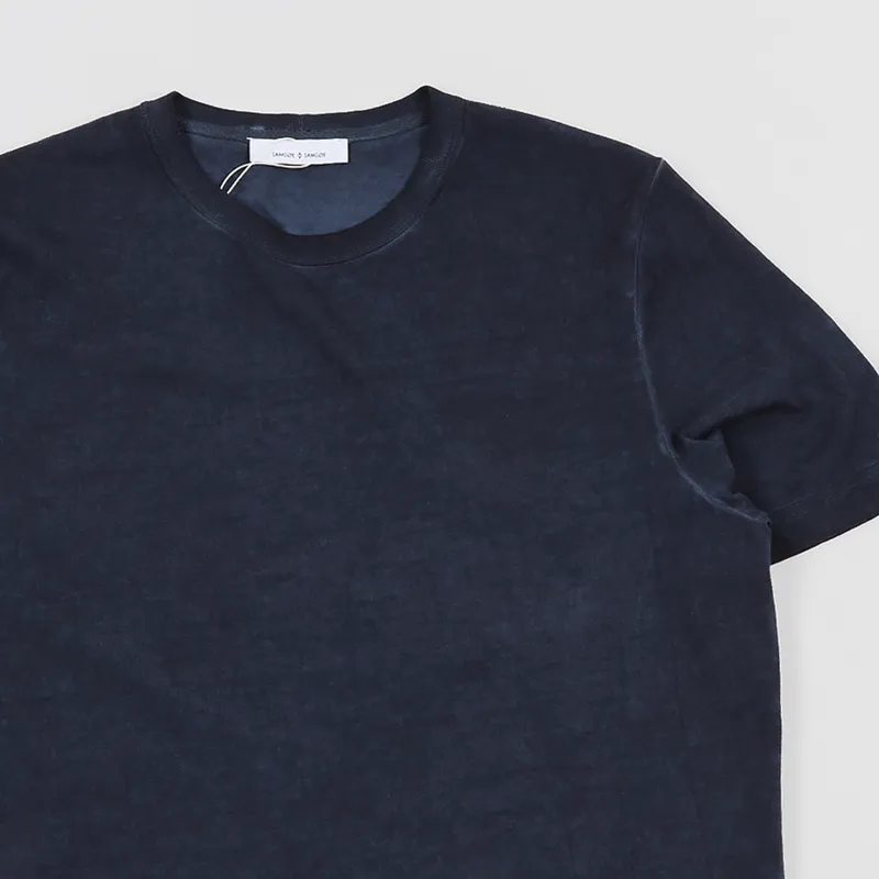 Samsøe And Samsøe Tash O-N T Shirt Dark Sapphire-1