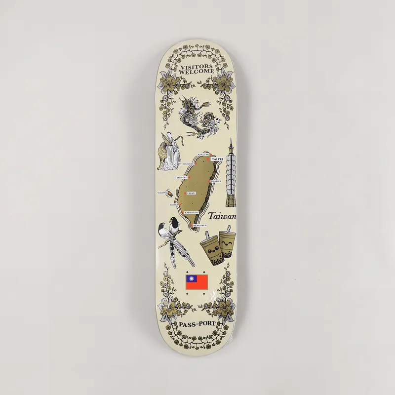 Pass Port Tea Towel Deck Taiwan 8.0 Inch