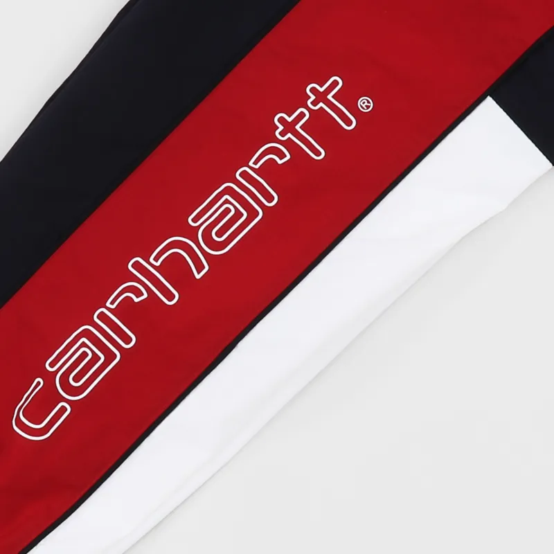 Carhartt WIP Terrace Pants Dark Navy Cardinal White-4