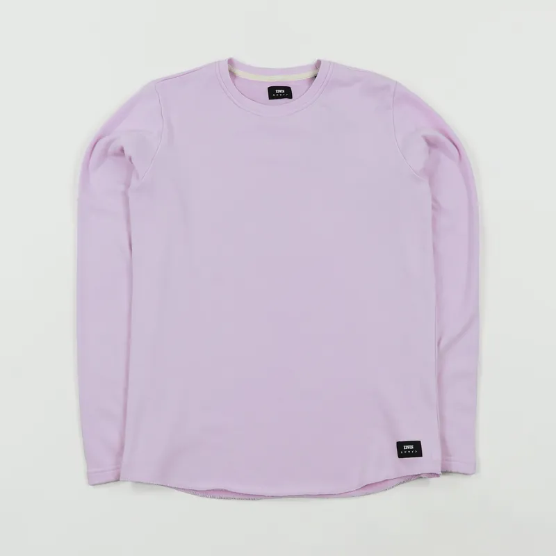 Edwin Terry Long Sleeve T Shirt Pink