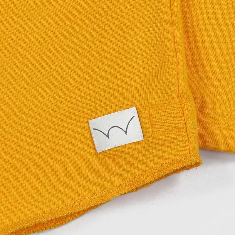 Edwin Terry Long Sleeve T Shirt Yellow-1