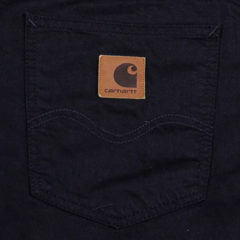 Carhartt Texas Pant II Black Rinsed-6