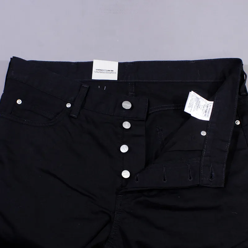 Carhartt Texas Pant II Black Rinsed-5