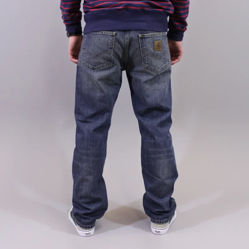 Carhartt Texas Pant - Landers Blue Coast Wash-2