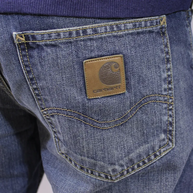 Carhartt Texas Pant - Landers Blue Coast Wash-3