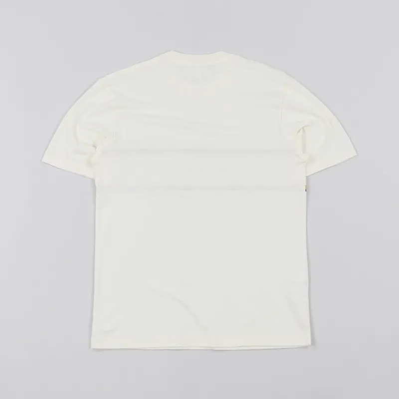 Lacoste Lettered Pique Panel T Shirt White-4