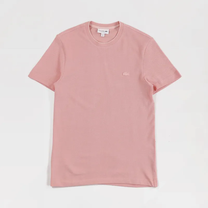 Lacoste Pique T Shirt Light Pink