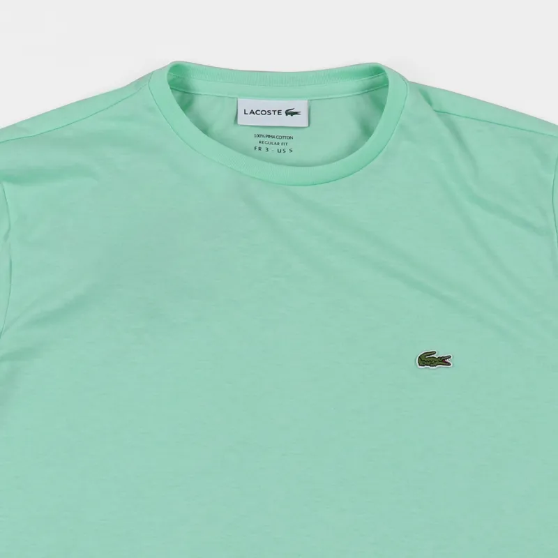 Lacoste Crew Neck T Shirt Light Green-1