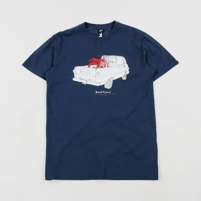 Deus Ex Machina The A100 T Shirt Navy