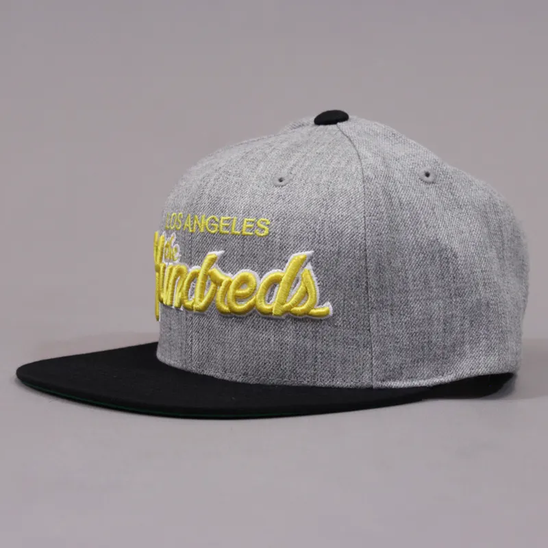 The Hundreds Team Two Snapback Heather Grey and Black
