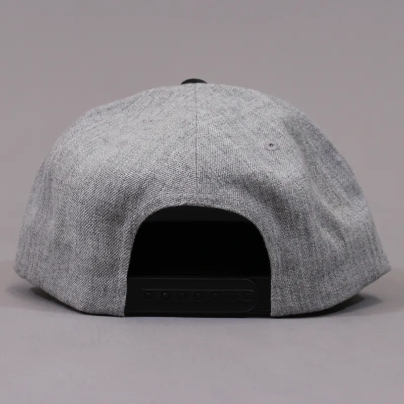 The Hundreds Team Two Snapback Heather Grey and Black-4