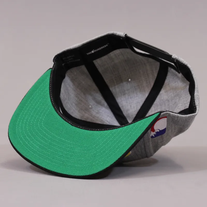 The Hundreds Team Two Snapback Heather Grey and Black-5
