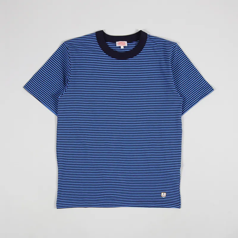 Armor Lux Raye Heritage T Shirt Navire Lapis