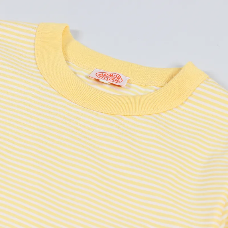 Armor Lux Raye Heritage T Shirt Blondeur Nature-4