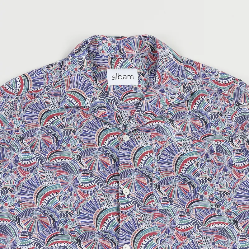Albam Thompson Print Shirt Multi-1