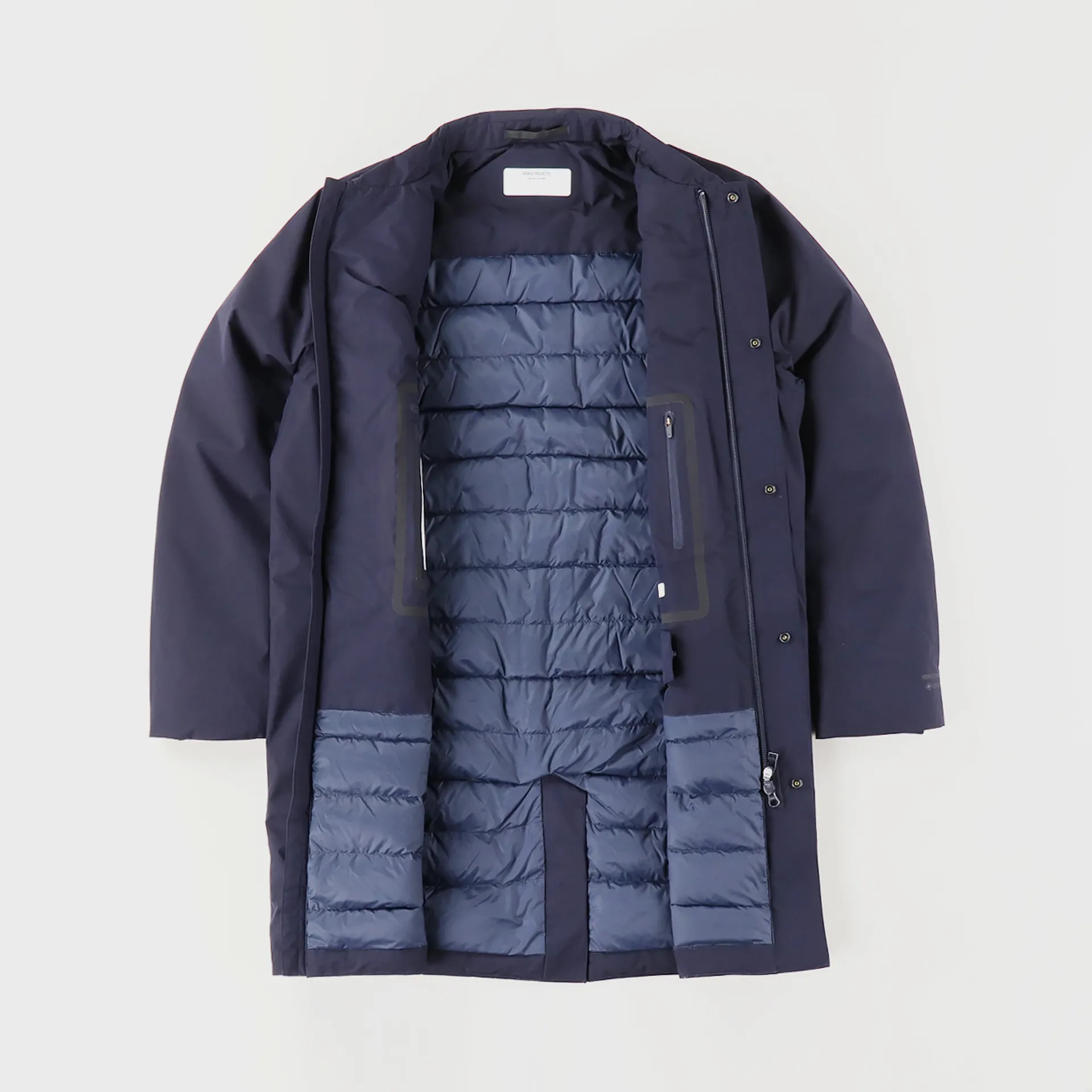 Norse Projects Men Waterproof Thor Down GORE-TEX Jacket Dark Navy