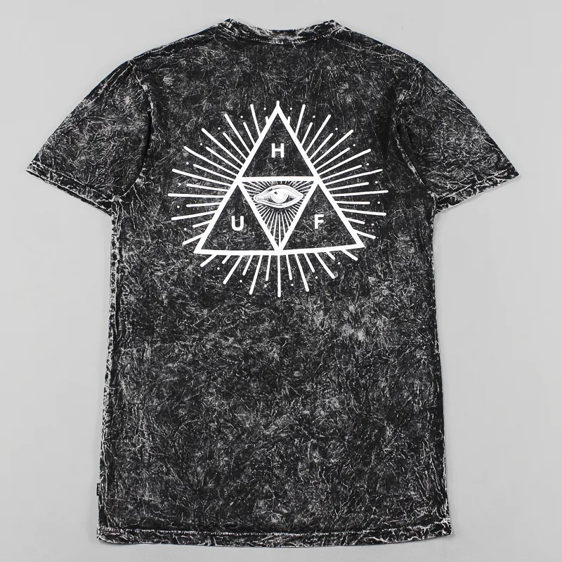 Huf Third Eye Triangle T Shirt Black-2