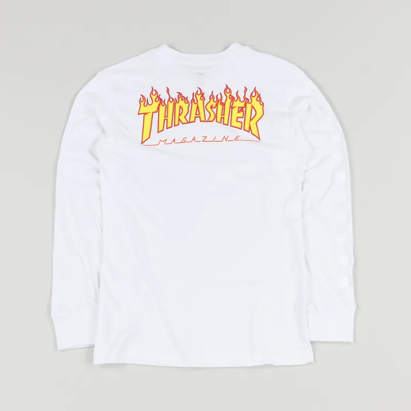 x Thrasher Skateboard Magazine Long Sleeve T Shirt