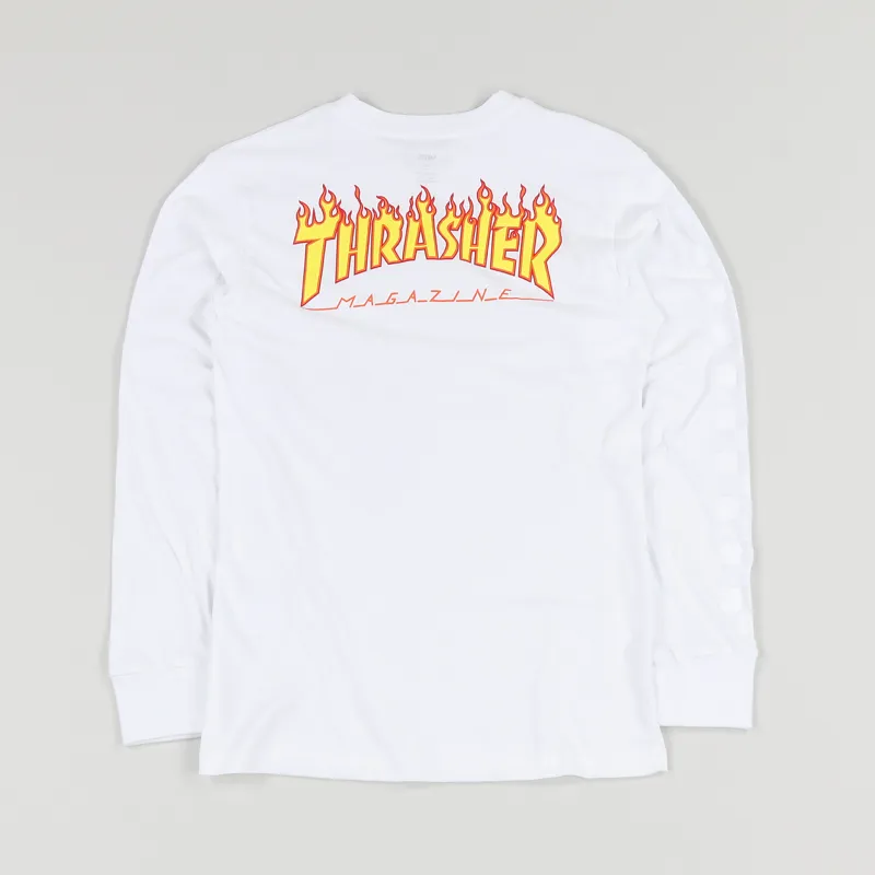 Faciliteter tirsdag bundet Vans x Thrasher Skateboard Magazine Checker Long Sleeve T Shirt