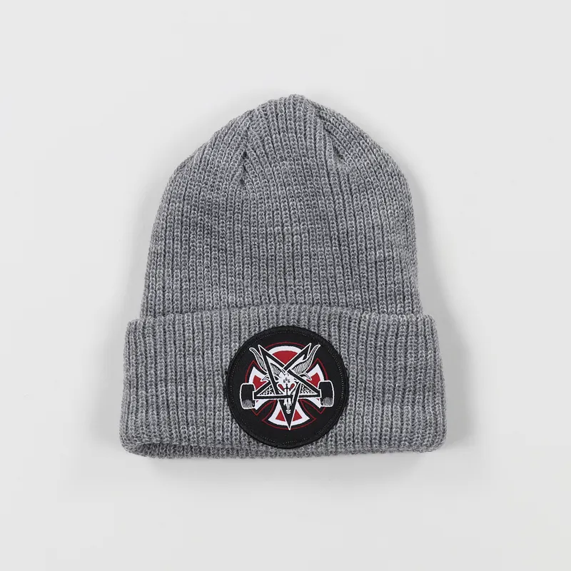 Skull Pentagram Black Beanie | UK