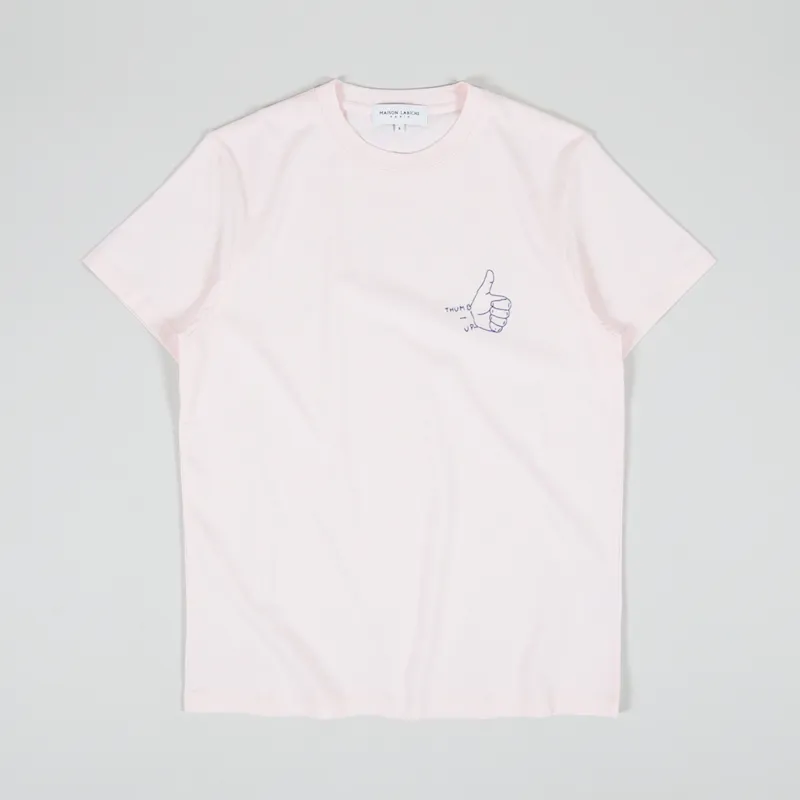 Maison Labiche Hand Thumbs Up T Shirt English Pink