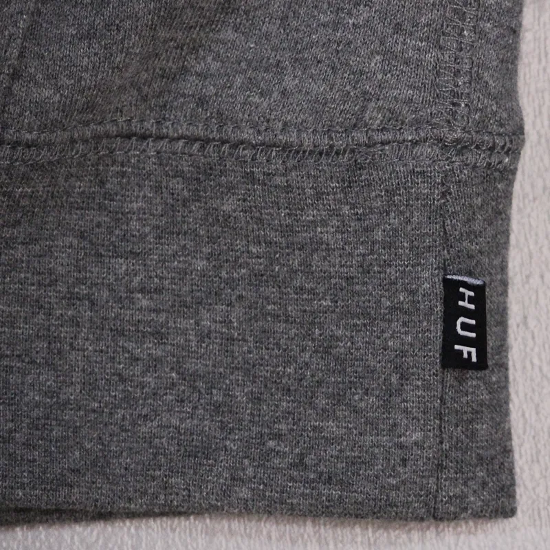 Huf Box Logo Tiger Camo Pullover Hoodie Grey-2