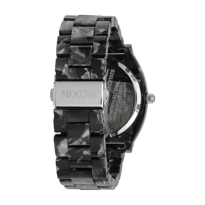 Nixon Time Teller Acetate Watch - Grey Granite