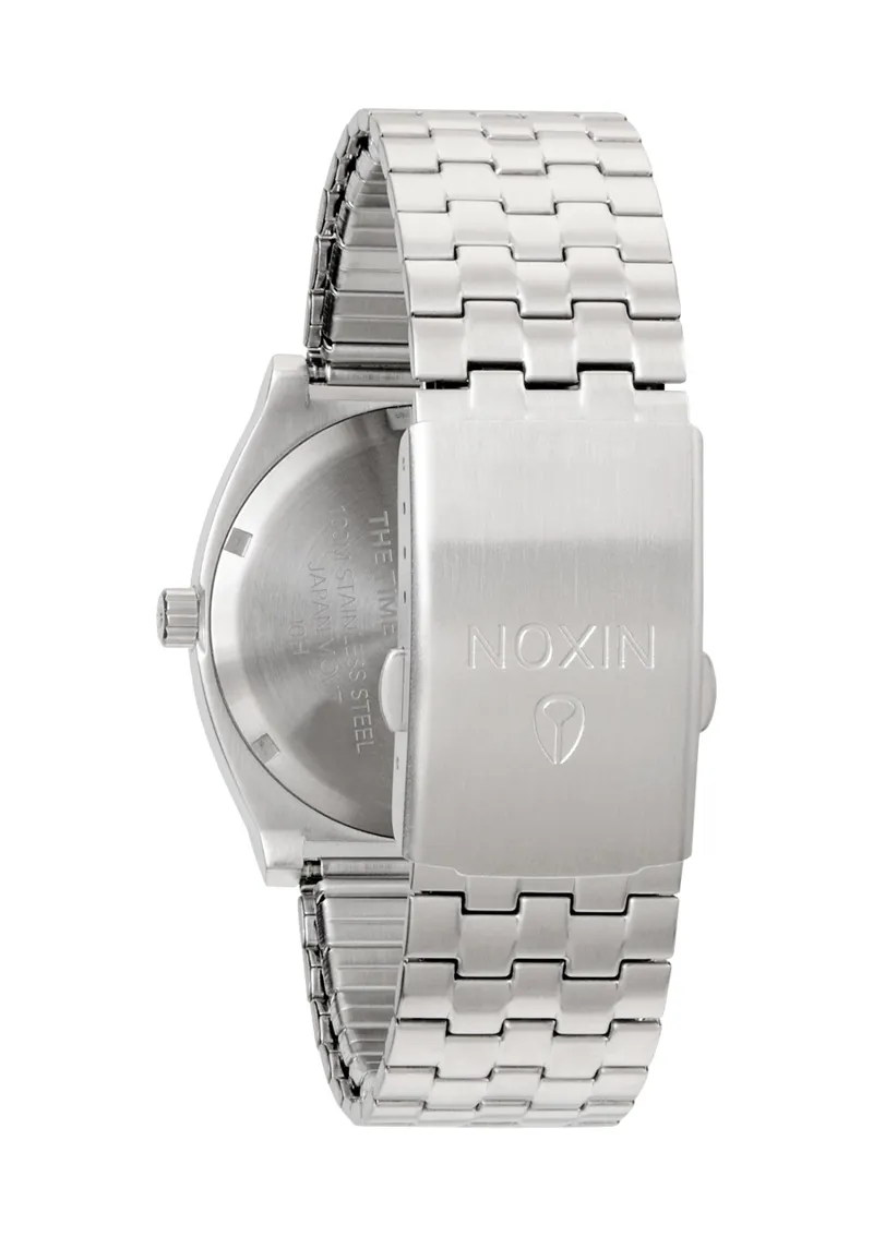 Nixon Time Teller Watch - Chrome and White-2