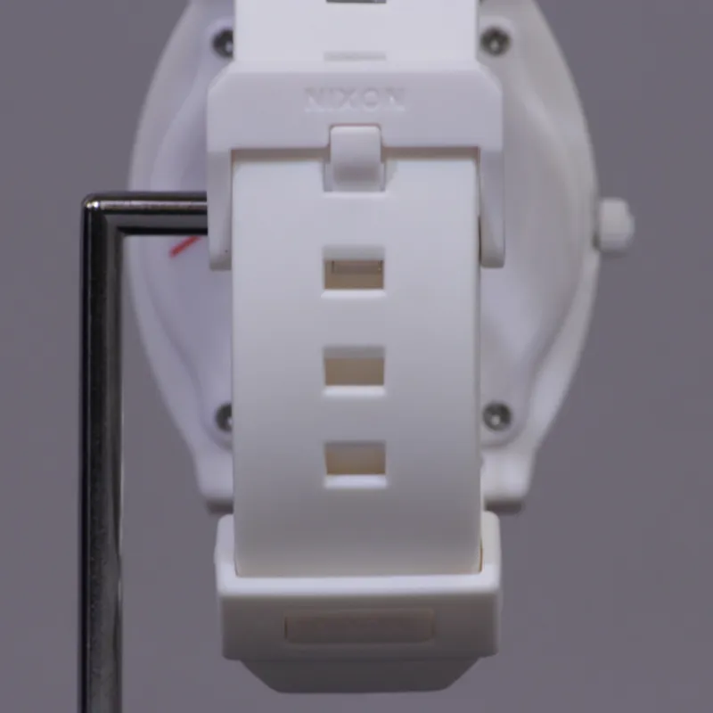 Nixon Time Teller P Watch White Gold Ano-4