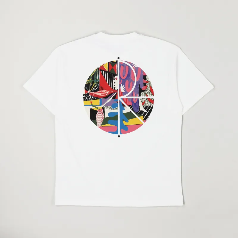 Polar Skate Co. TK Fill Logo T Shirt White