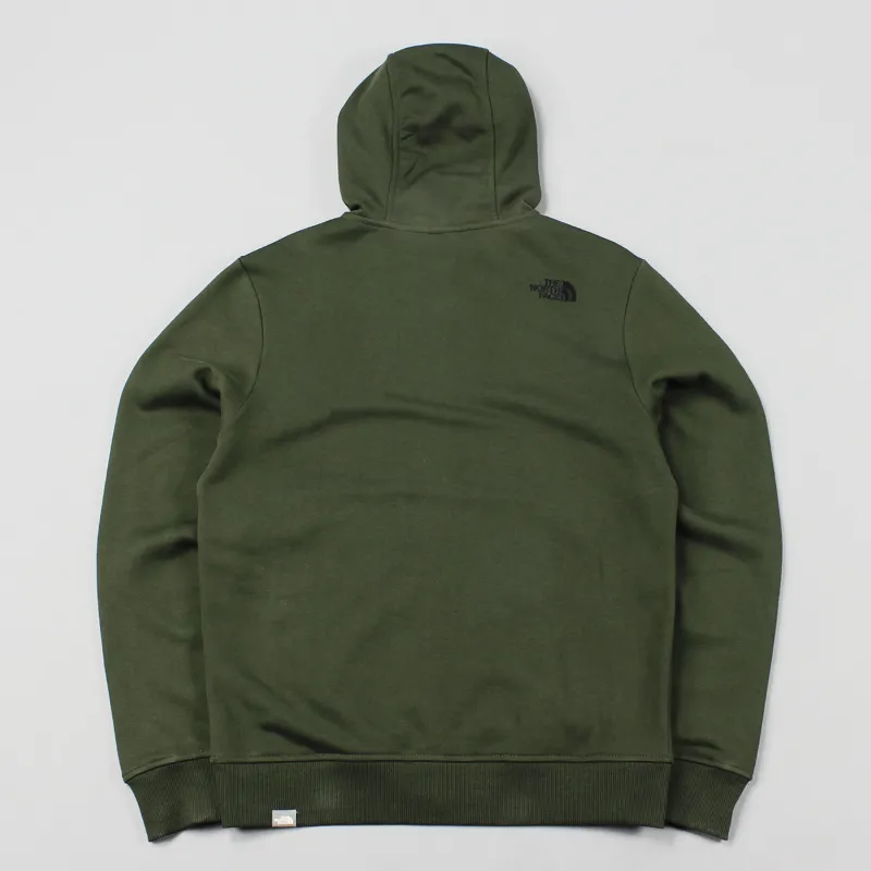 The North Face Black Label Mens Full Zip Fine Hoodie Rosin Green-3